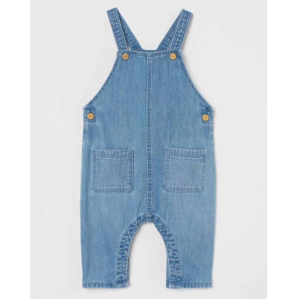 NWT Denim Baby Overalls